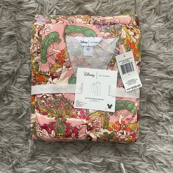 NWT Vera Bradley Mickey’s Promenade Pajama Set - Picture 6 of 11